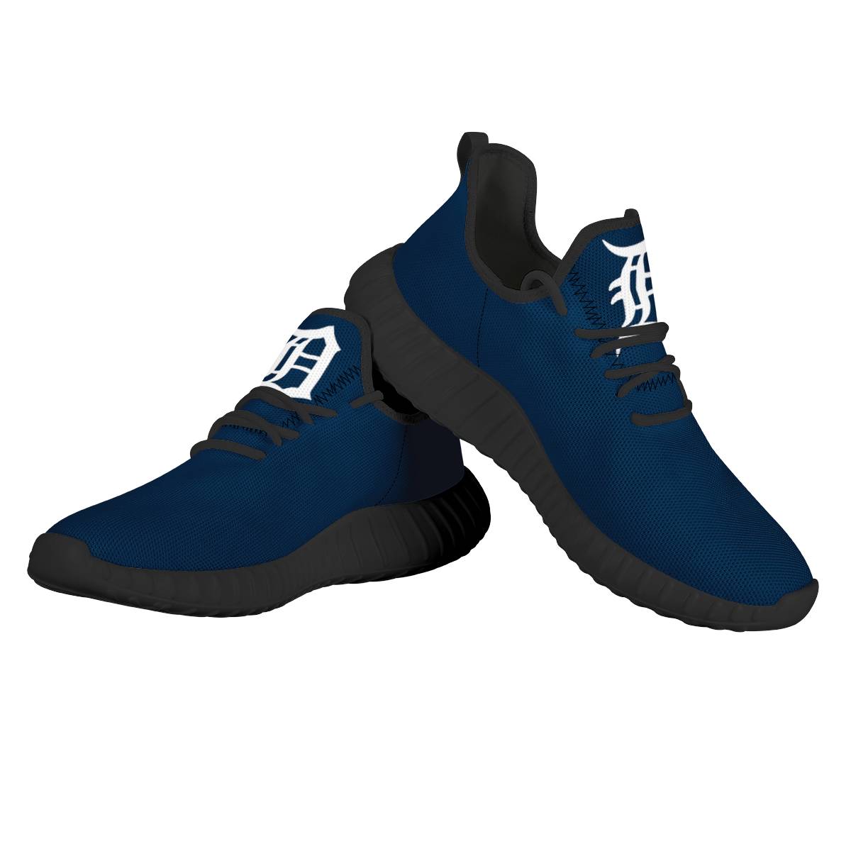 Men's Detroit Tigers Mesh Knit Sneakers/Shoes 002